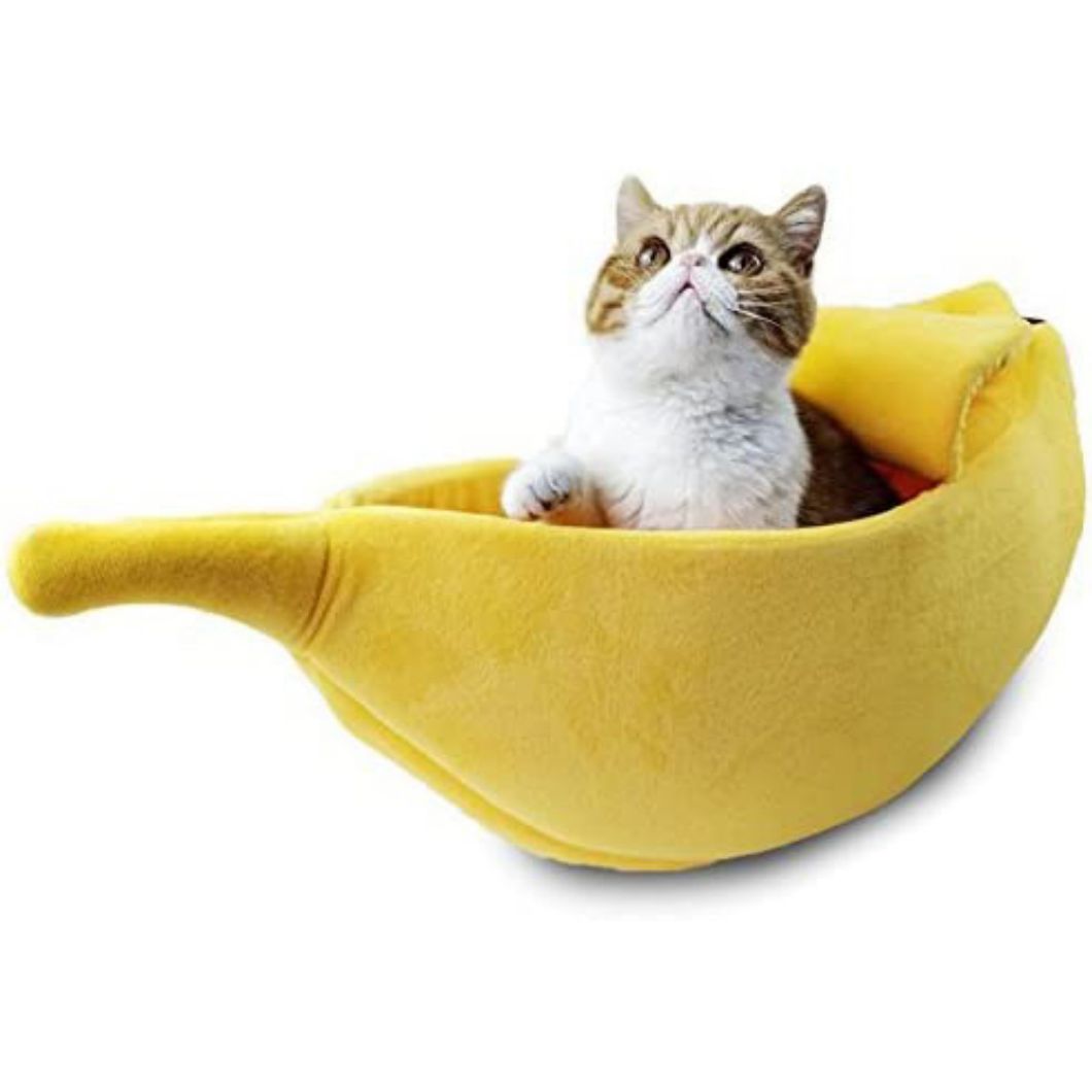 南京厂家直销香蕉猫窝香蕉造型猫窝冬天保暖宠物窝香蕉宠物狗窝